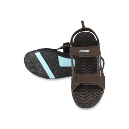 Furo by Red Chief Men's Chocolate Brown Floater Sandals image 5