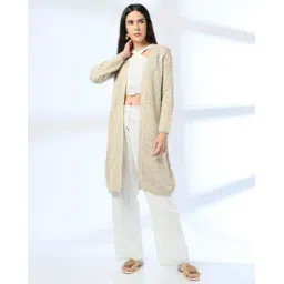 fusion Women Knitted Open-Front Shrug-picture-32