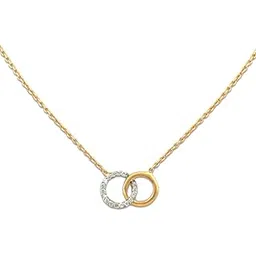 fusion of love Double cercle Pendant with chain | Gifts for Sister, Necklace to Gift Women and Girls | With Certificate of Authenticity and 925 Stamp | 6 Month Warranty*-picture-47