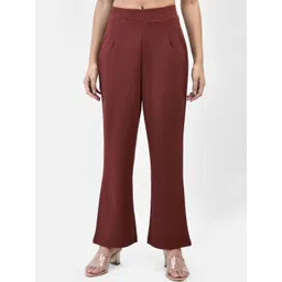 FUTURO Women Relaxed Loose Fit High-Rise Pleated Trousers-picture-12