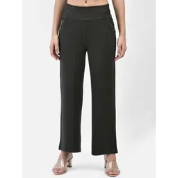 FUTURO Women Relaxed Loose Fit High-Rise Trousers-picture-30