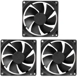 FUTURONICS Pack of 3 DC 12V Cooling Fan for DIY Incubator Cabinet & PC Case 3 inch Cooler-picture-25