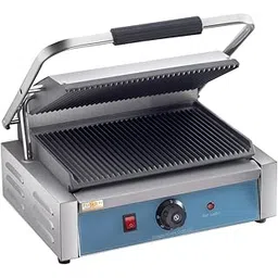 FUZION Commercial Sandwich Maker Griller for Jumbo Breads (Silver)-picture-31