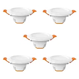 Fybros F-Eco 6W Polycarbonate White Round LED Ceiling Light, FLS5851E (Pack of 5)-picture-42