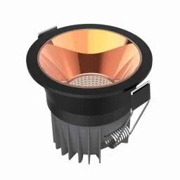 Fybros Opal 8W Polycarbonate Warm White Round LED COB Down Light with Metallic Rose Gold Reflector, FLS5673A-picture-44