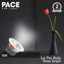 Fybros Pace 10W Aluminium Warm White Round LED COB Down Light, FLS5763A image 5