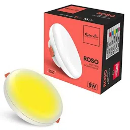 Fybros Roso 8W Polycarbonate Yellow Round Junction LED Downlight, FLS5340A-picture-27