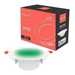 Fybros Silvio Plus 9W Aluminium Green Round LED Ceiling Light, FLS5836B (Pack of 2)-picture-47