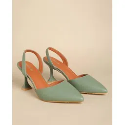 fyre rose Pointed-Toe Heeled Slingback Sandals-picture-17