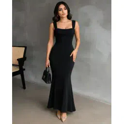 fyre rose Women Square-Neck Bodycon Dress-picture-35