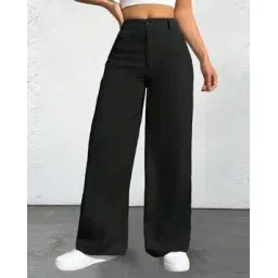 fyre rose Women Straight Fit Flat-Front Trousers-picture-18