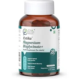 Fytika Magnesium Bisglycinate + | High Absorption Chelated Form| For Better Sleep, Stress Management, Muscle Recovery & Enhanced Workout | With Magnesium glycinate(as Bisglycinate) & Zinc | For Men & Women (Pack of 1 30 Tab)-picture-12