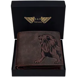 g & h Men Formal, Travel Brown Genuine Leather RFIDWallet-picture-26