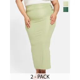 G Heist Plus Size Pack Of 2 Seamless Saree Shapewear-picture-18