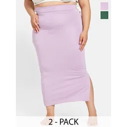 G Heist Plus Size Pack Of 2 Seamless Saree Shapewears-picture-25