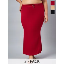 G Heist Plus Size Pack Of 3 Seamless Saree Shapewear-picture-14