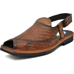 Ethnic Peshawari Casual Leather Sandal for Men-image-43