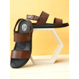 G L Trend Tan Leather Sandals-picture-33