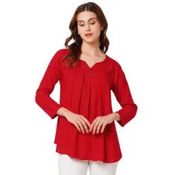 G0-4 IT Women V-Neck Long Sleeves Top-picture-35