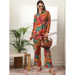 G4Girl Printed Shirt With Trousers Co-Ords-picture-31