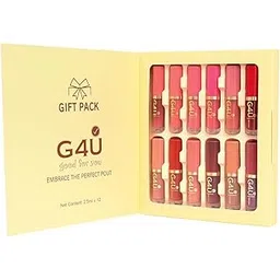 G4U 12 Pcs Matte Lipstick Set – Long Lasting, Waterproof, Smudge-Proof, Multi-Color Shades for All Skin Tones Lip Colors-picture-32