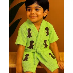 GAB Kids Printed Pure Cotton 500 GSM Bath Robe-picture-29