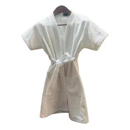 GAB Kids Shawl Collar Cotton Bath Robe With Belt-picture-38