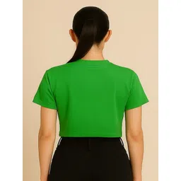 GAB Women Graphic Printed Round Neck Pure Cotton T-shirt image 5