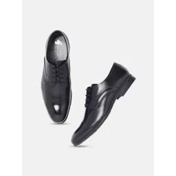 GABICCI Men Textured Leather Formal Derbys-picture-22