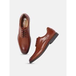 GABICCI Men Textured Leather Formal Derbys-picture-19