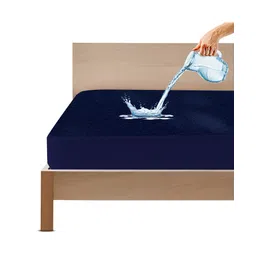 Gadda Co Double Bed Mattress Protector - Dark Blue-picture-10