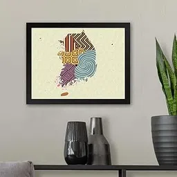 GADGETS WRAP Printed Photo Frame Matte Painting for Home Office Studio Living Room Decoration (11x9inch Black Framed) - South Korea Print-picture-10