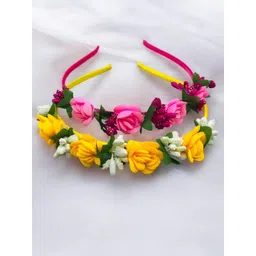 GADINFASHION Girls Set of 2 Flower Hairband-picture-12
