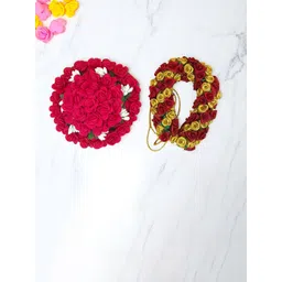 GADINFASHION Set of 2 Flower Juda Gajra Mogra Bun & Gajra Hair Accessory Set-picture-21