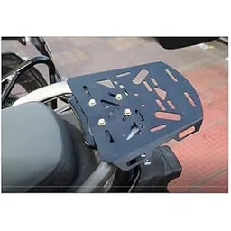 GadiParts Bike Universal Bike Backrack/Back Rest Top Box Base Plate for Luggage Rack/Top Rack Backrest Carrier Black Compatible with Yamha FZ-X-picture-27