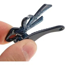 GAH 10 Piece Cute Acrylic Bow Hair Barrettes Clips Hairpins for Girls Blue-picture-15