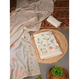 GAJARAI Viscose Rayon Unstitched Dress Material-picture-28