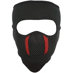 Gajraj Unisex Cotton Bike Riding & Cycling Anti Pollution Dust Sun Protecion Full Face Cover Reuseable Mask With Air Filter Mesh (Black)-image-11