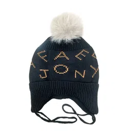 Gajraj Unisex Kids Embroidered Woollen Beanie-image-40