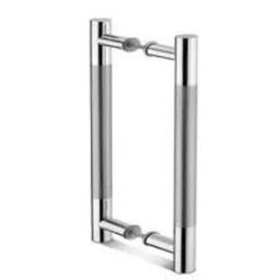 Galaxy 10 inch Stainless Steel Silver H Type Pull Handle Glass Door-picture-20