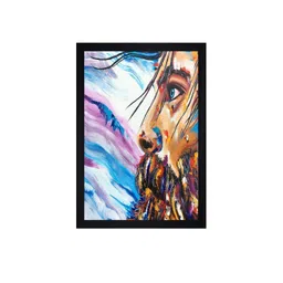 Gallery99 Beige The Face Oil Texture Paper Framed Wall Art image 2