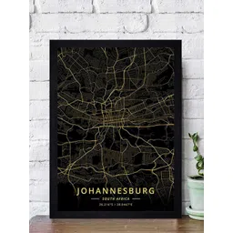 Gallery99 Black Texture Paper Framed Wall Hanging-picture-33