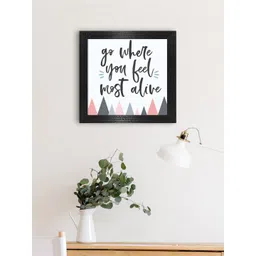 Gallery99 White & Black Motivational Quote Painting Wall Art-picture-16