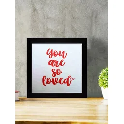 Gallery99 White & Red Abstract Printed Framed Wall Art-image-23