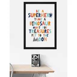 Gallery99 White Be A Superhero Wall Art-image-30
