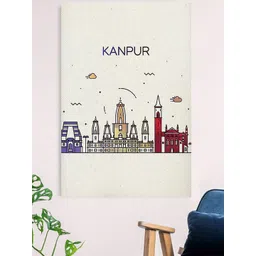 Gallery99 White Kanpur Canvas Unframed Painting-picture-15
