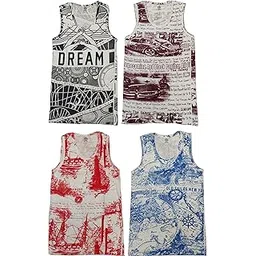 Ganesh Creations Mens Sirtex Printed Cotton Regular Fit Vest for Men & Boys|Mens Vest (Pack of 4)-picture-12