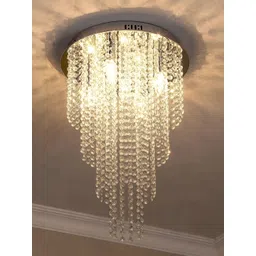 ganeshart Transparent Textured Glass Contemporary Spherical Ceiling Lamp-picture-31