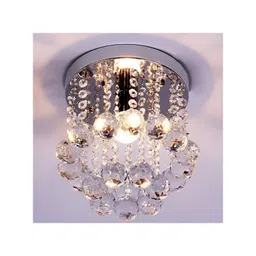 ganeshart Transparent Textured Glass Contemporary Spherical Ceiling Lamp-picture-14