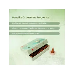 GaneshaSpeaks Brown & Green Wooden Jasmine Powder Dhoop Cone Pooja-picture-12